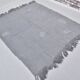 Vintage Anatolian hemp rug in grey, reference 3675
