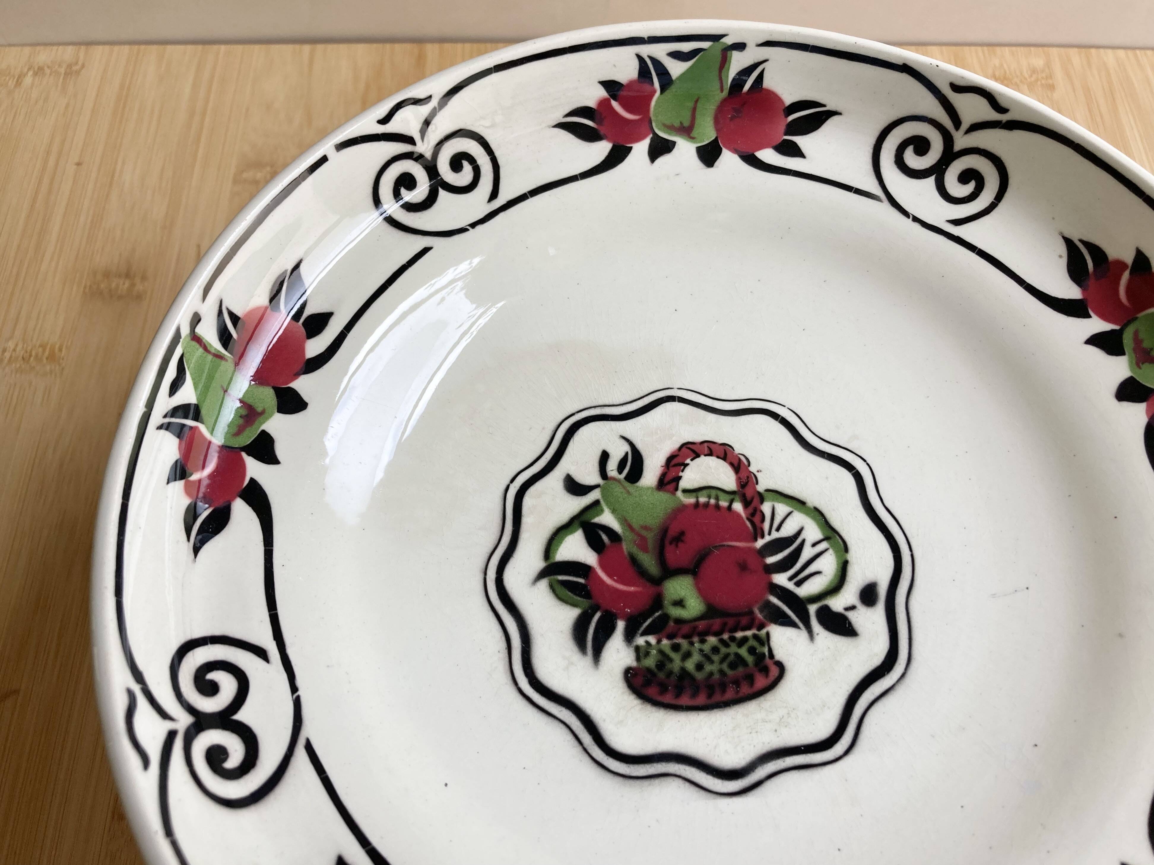 Art Deco Fruit Bowl - Boch Frères Keramis