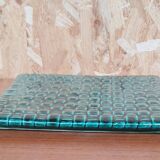 Green earthenware trivet
