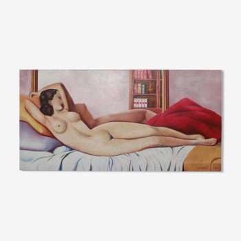 Nu féminin huile sur toile