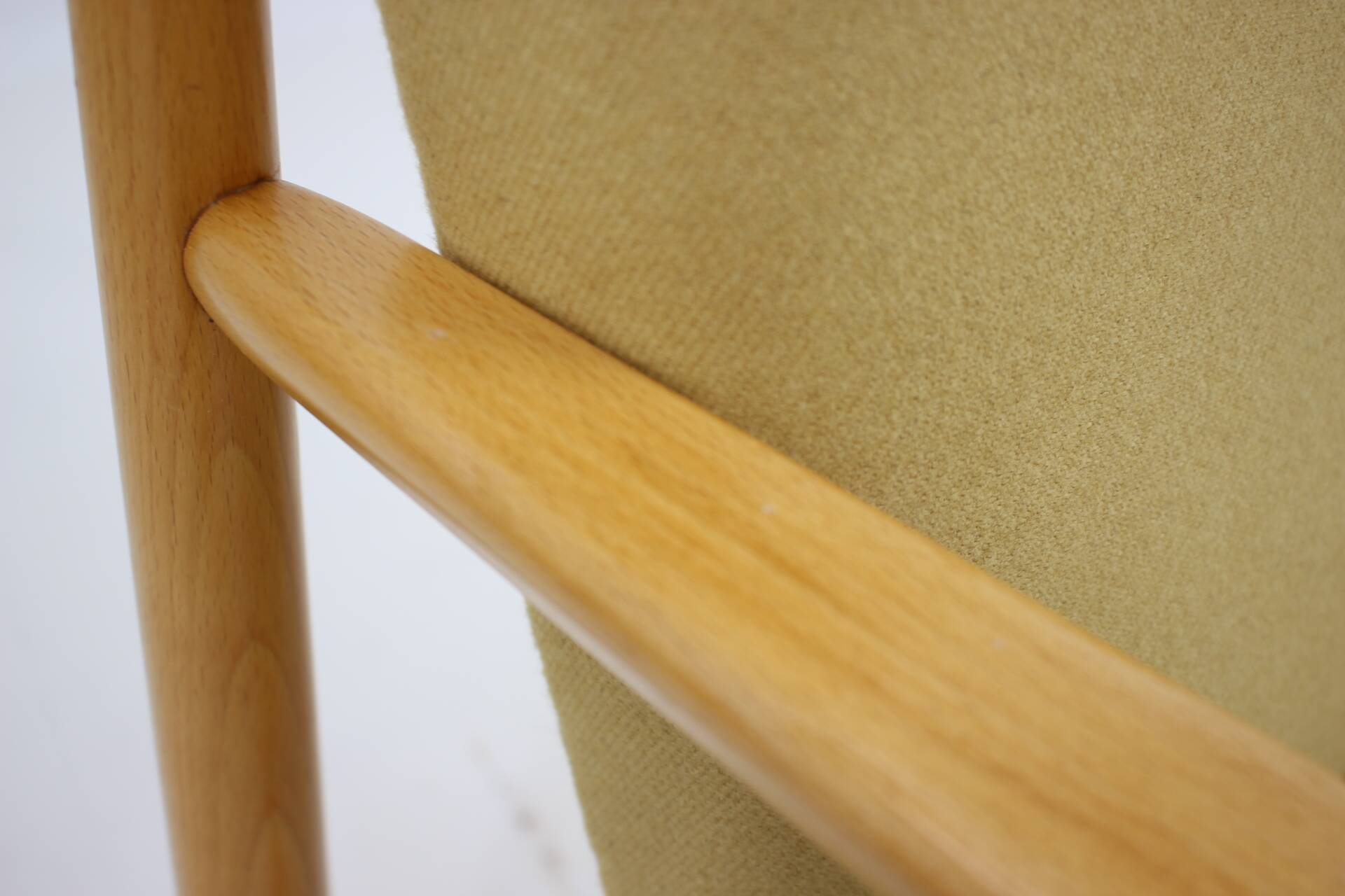 1960s Beech Armchair, Czechoslovakia