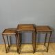 Set of three Chinese stools.