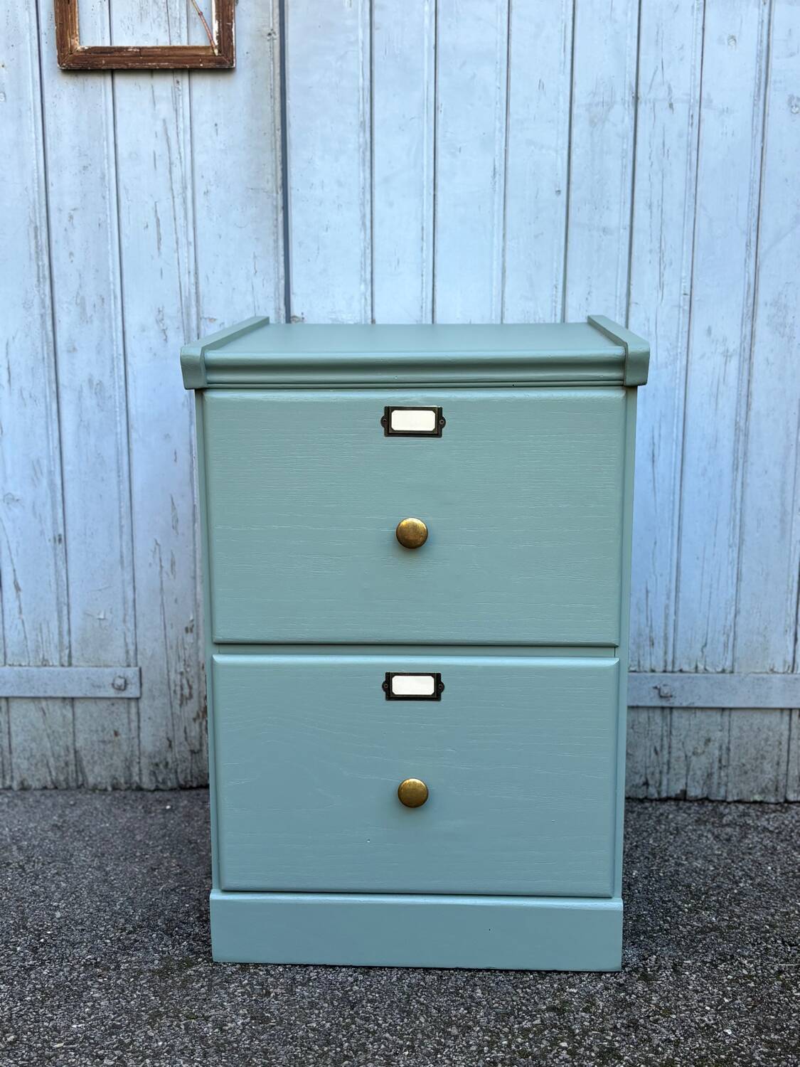 Vintage two-drawer cabinet