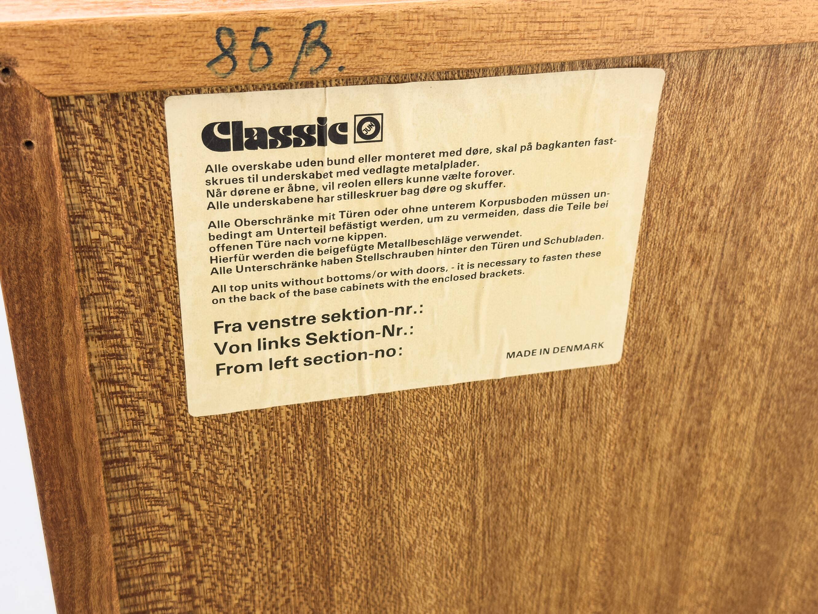 Danish sideboard in teak from Omann Jun, 1960s