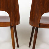 No. 515 Wooden Chairs by Oswald Haerdtl for TON, 1950s, Set of 2