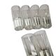Art Deco vodka shot glasses from Hortensja Glassworks, Poland, 1950s, set of 7