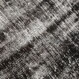 3x9 Shabby Chic Black Gray Turkish Runner Rug, 90x277Cm