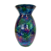 80's glass vase - Atelier Laque Line