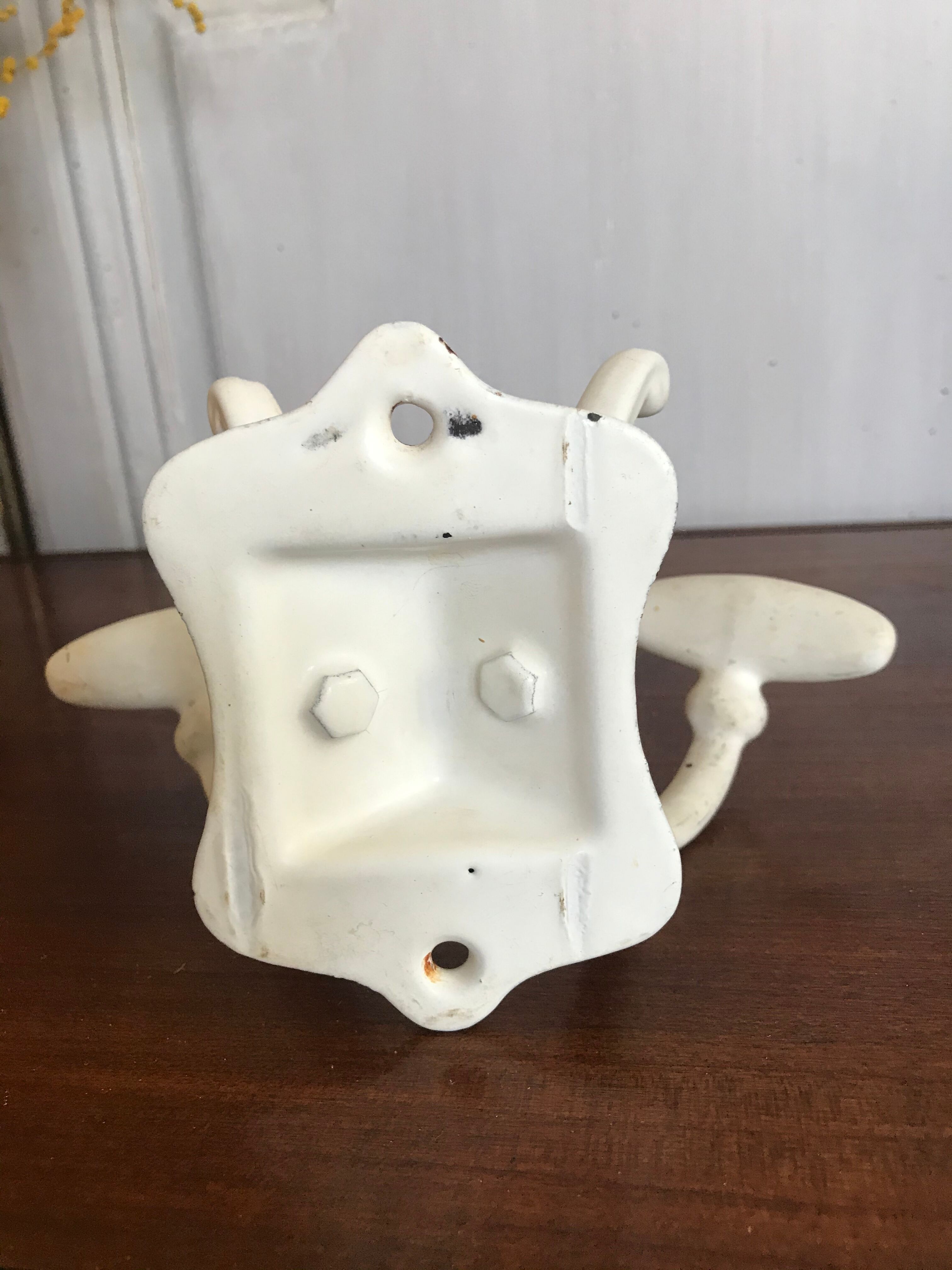 Double enamelled cast iron pad