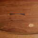 1960s extendible  round dining table in teak