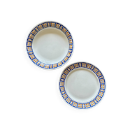 Set of two vintage dishes - Robinson de Badonvillier