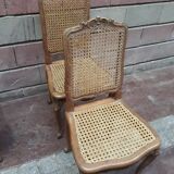 Series of 4 Louis style chairs 15