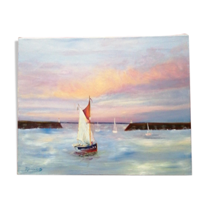 Tableau l'huile sur toile