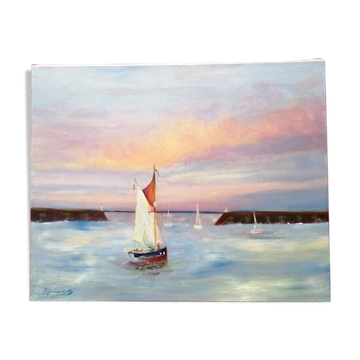Oil on canvas