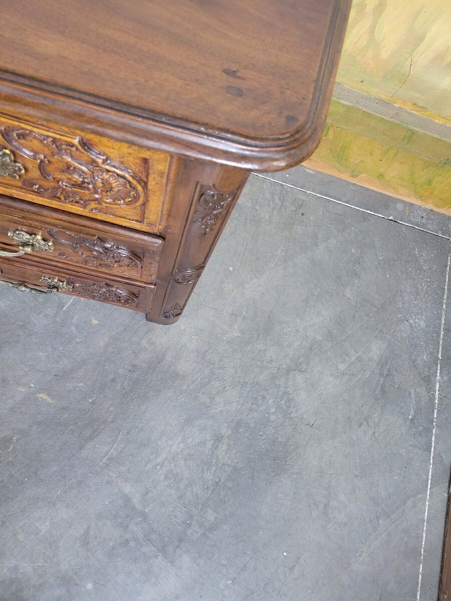 Louis XV walnut commode