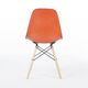 Orange Pair (2) Herman Miller Original Eames DSW Dining Side Shell Chairs