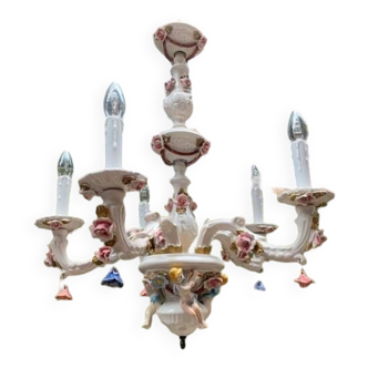 Capodimonte chandelier.