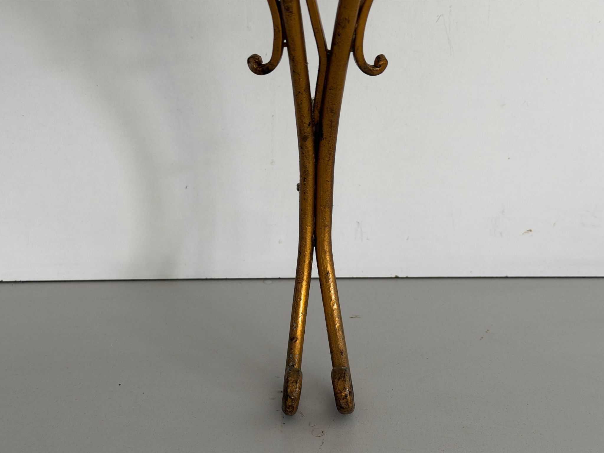 Console murale flottante en fer forgé du milieu du siècle, 1950, Italie
