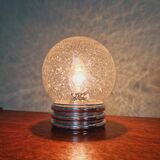 Bubble glass table lamp, Space Age style, 70s