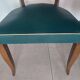 paire de chaises, fauteuils bridges vert foncé