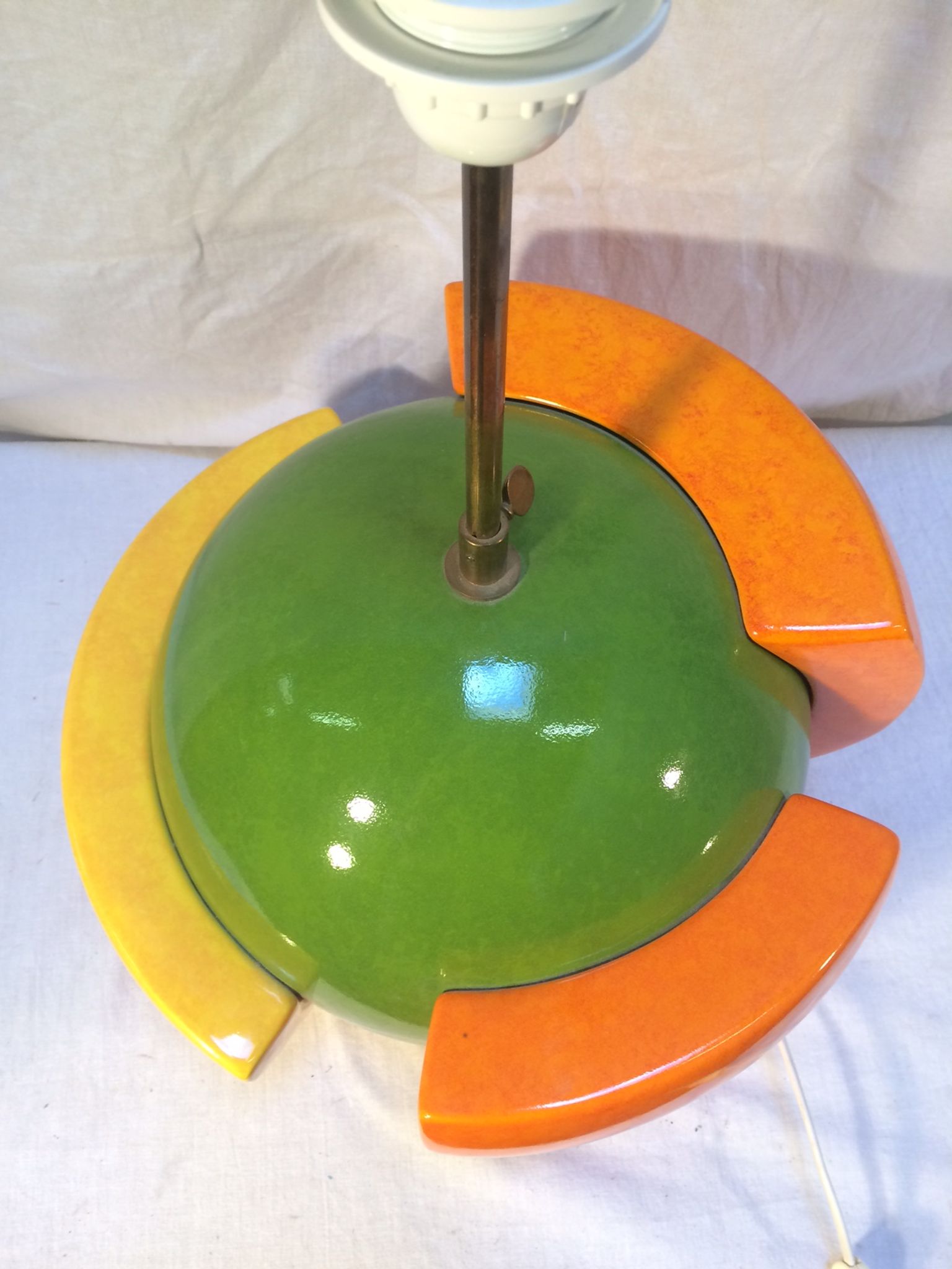 Vintage lamp "Laurence" ball format by François Chatain for Roche Bobois - 80s