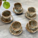 5 Gustave Tiffoche egg cups