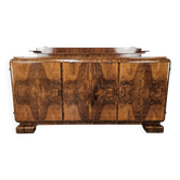 French Art Decò sideboard in walnut, 1940