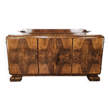 French Art Decò sideboard in walnut, 1940
