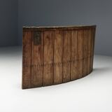 Rustic High-Back Tavern Settle, England, 18th Century