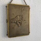 Mirror triptych vintage barber 1920 - 21 x 48 cm