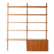 Cado | poul cadovius classic shelving system, 1950s, teak veneer
