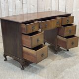 English walnut desk from the 1950s