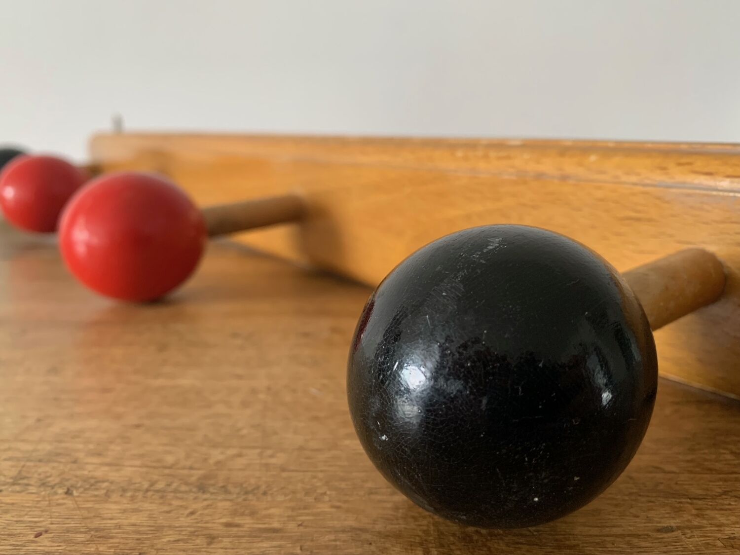 Vintage wall coat rack