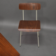 Chairs and bedroom table in Auping teak 50s