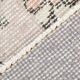 Tapis oriental turc vintage gris et crème