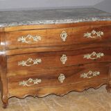 Eighteenth-century walnut tomb commode.