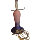 Lampe champignon en verre marmoréens 1930/1950