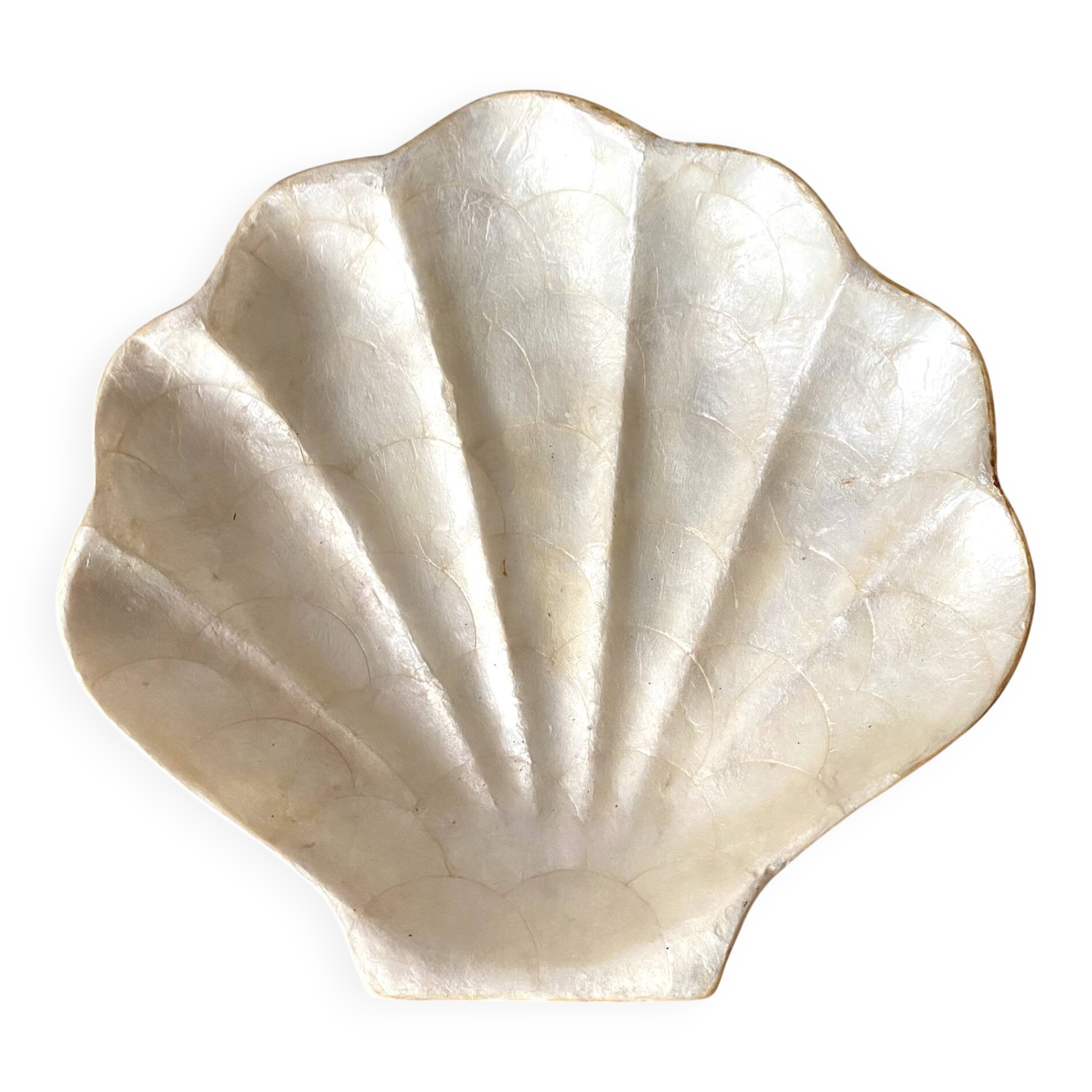 Vide poche vintage coquillage en nacre de Capiz