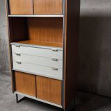 Vintage EFA bookcase and shelves by Georges Frydman