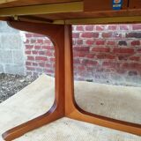 Baumann expandable oval table, 1960