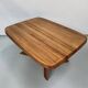 French early edition Aban T35C table in elm attributed to Pierre Chapo, 1970s