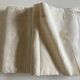 Drap de réserve en fil de lin brut non brodé
