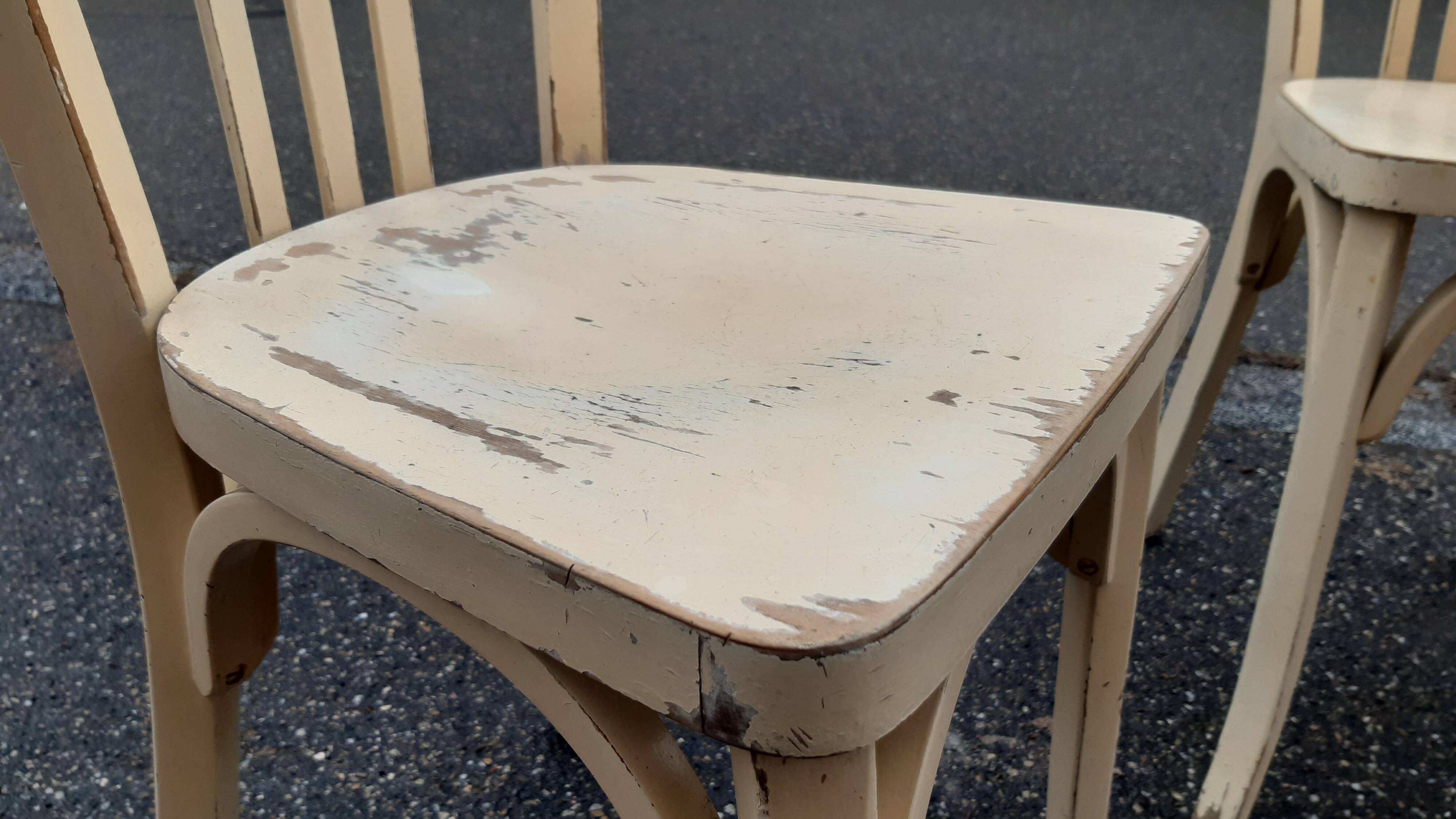 Chaises bistrot campagne shabby chic