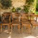 Set of 8 vintage thonet bistro chairs – authentic