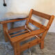 Vintage Danish armchair 1980's in pine