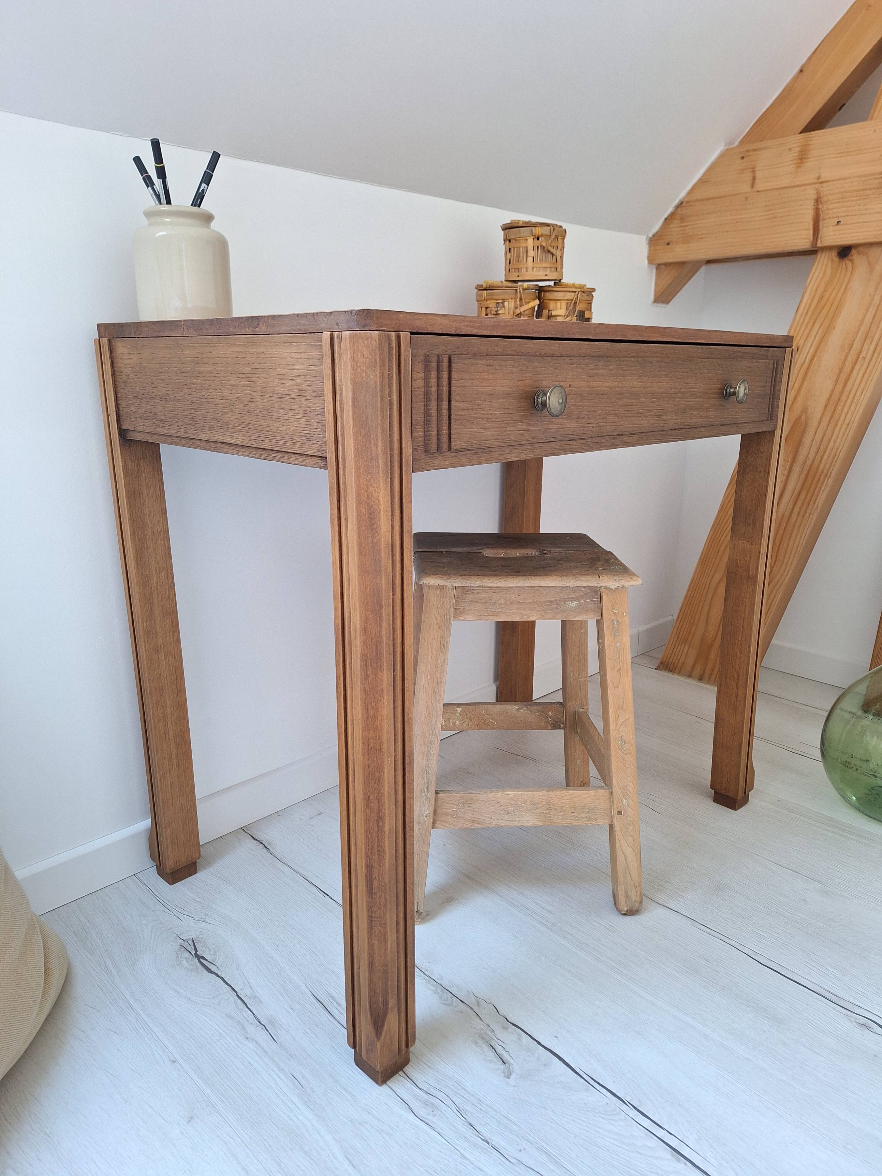 Desk / Side table / Art Deco console from the 1930s vintage