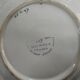 Square plate in Quimper earthenware