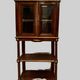 Napoleon III louis XVI style mahogany window and nineteenth century bronze gallery