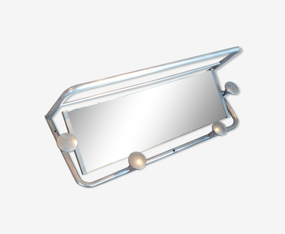 Vintage coat rack with mirror