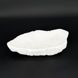 Organic catchall in natural white stone